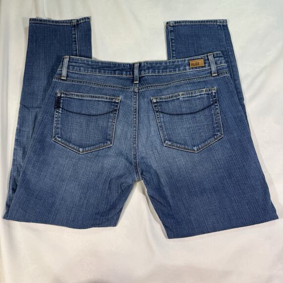 Paige Jeans Womens 30 Jimmy Jimmy Skinny Blue Denim Pants 30x28 - Picture 7 of 7